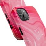 Marble Hot Pink iPhone 15 Case