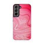 Marble Hot Pink iPhone 15 Case