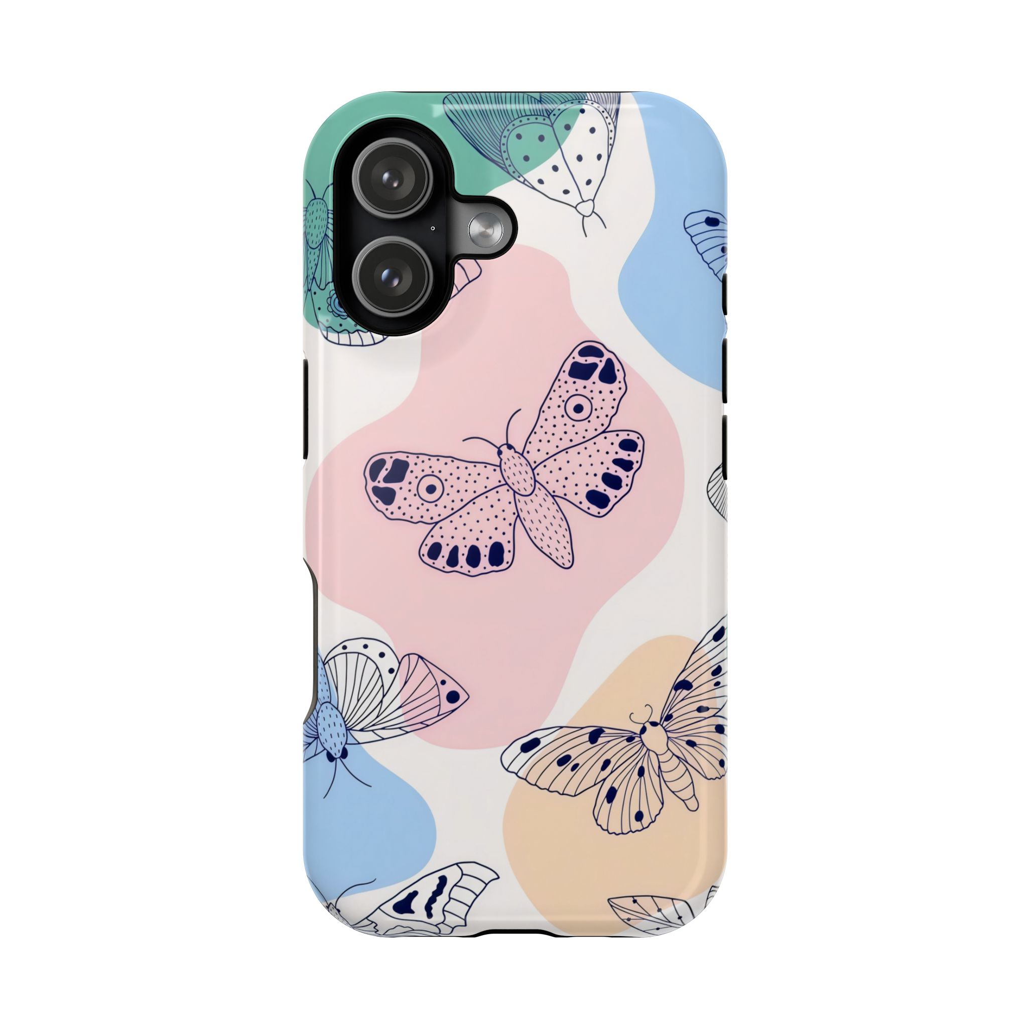 Pastel Flutter Soft Butterfly iPhone Case