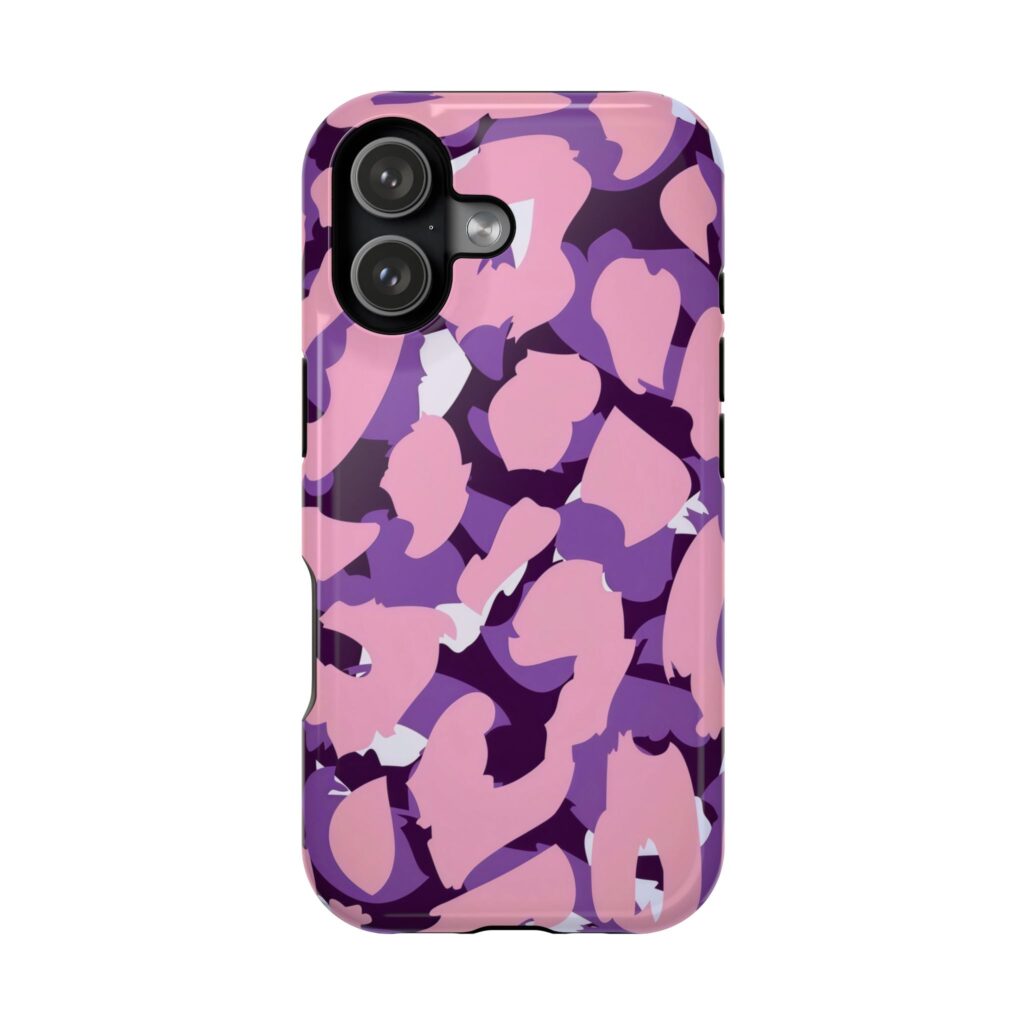 Berry Swirl Abstract Pink Purple iPhone Case