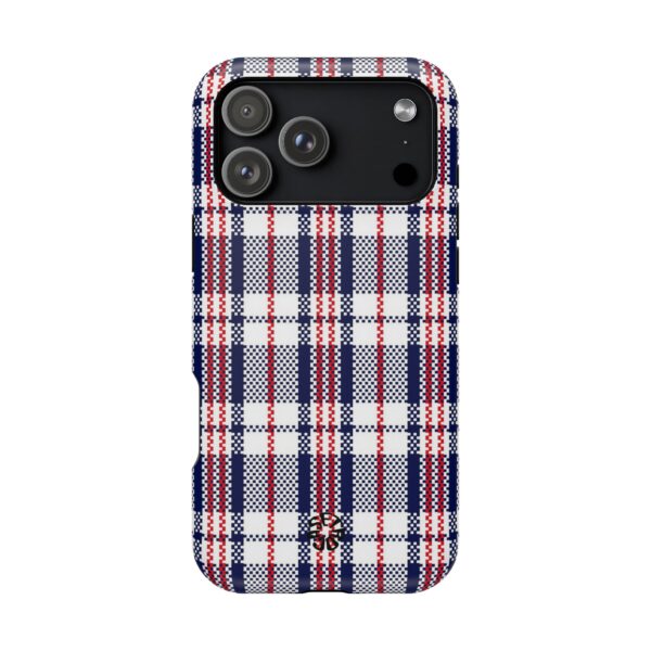 Navy Tartan Check | Classic Plaid Case