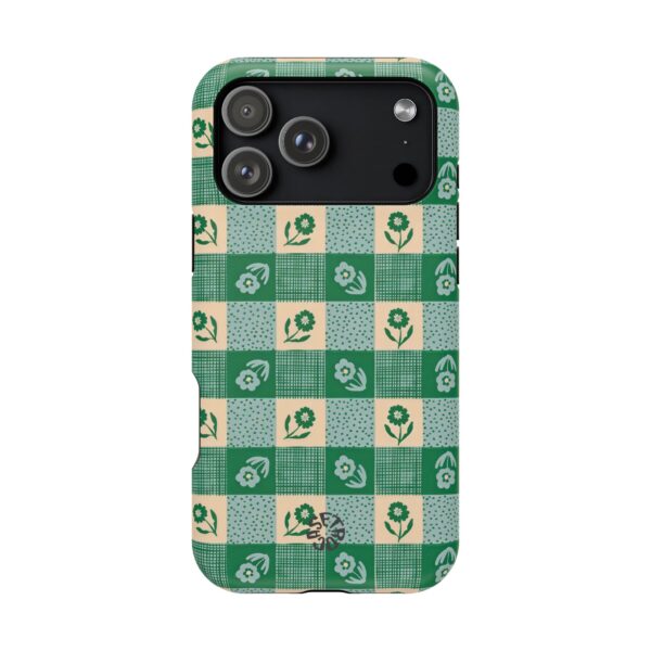 Meadow Patch | Green Floral Check Case